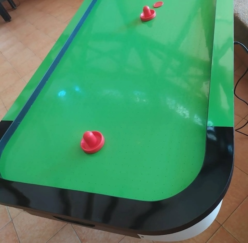 Air Hockey - Detalle de la superficie